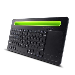 Tastatur typerCLAW BM110 HDWR / kabellose Computertastatur mit Griff für Telefon/Tablet / Bluetooth