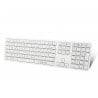 Drahtlose russische Tastatur, Russisches Keyboard, kabellos, Bluetooth, HDWR typerCLAW-BC140WR